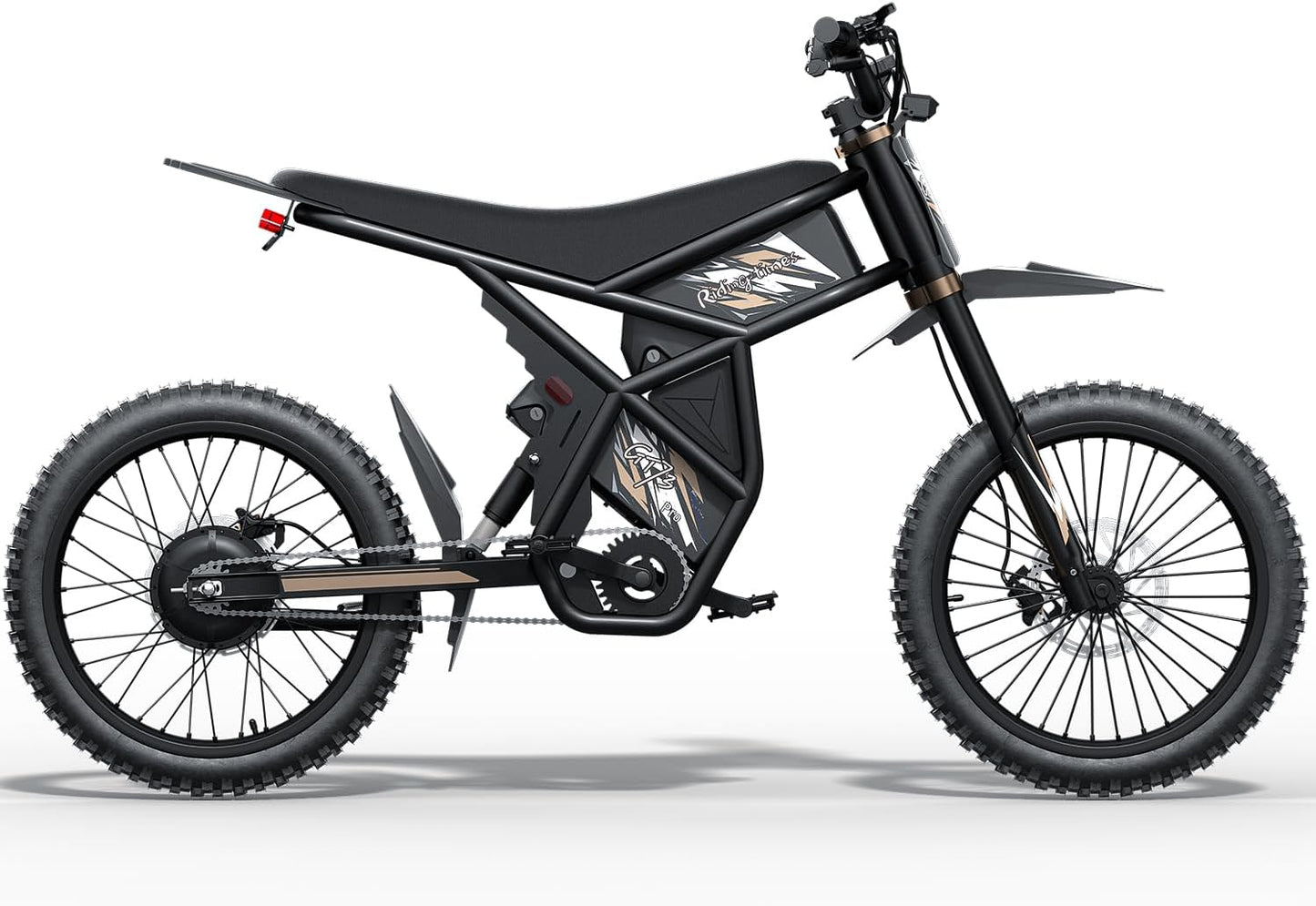 GT73 PRO/GT73 Electric Dirt Bike for Adults, 50MPH 60V 3000W / 37MPH 48V 2400W, 1747Wh/2160Wh Dual Battery Ebike Up to 85 Miles, 25" Motorcycle Tire, UL2849 All Terrain E Bike Full Suspension