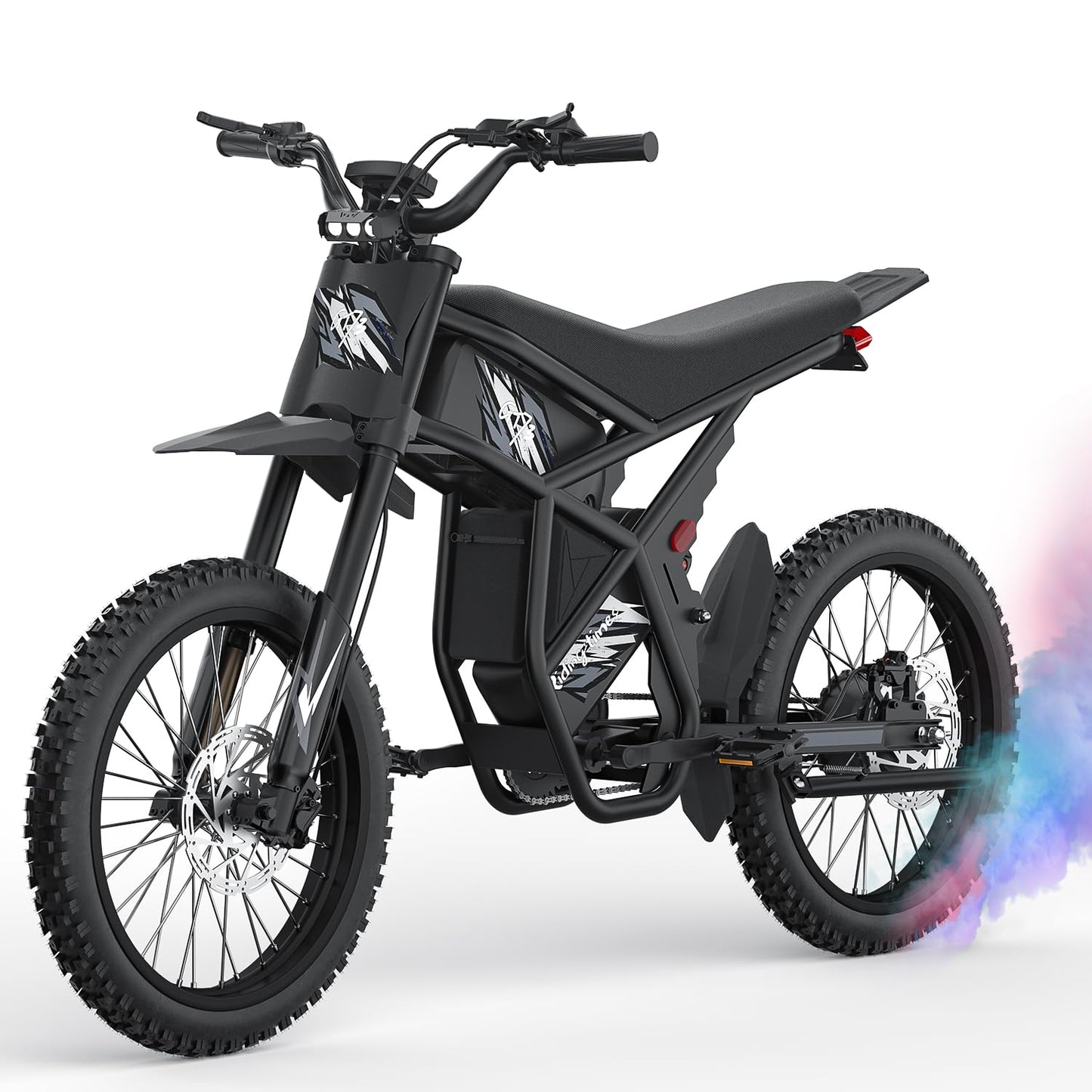 GT73 Pro/ GT73/ GT73 Mini - Electric Dirt Bike for Adults/Teens - 3000W/ 2500W Motor - 50/37 MPH High-Speed, 25"/14'' Fat Tires & Dual Removable Battery, All-Terrain Off-Road eBike for Snow, Sand