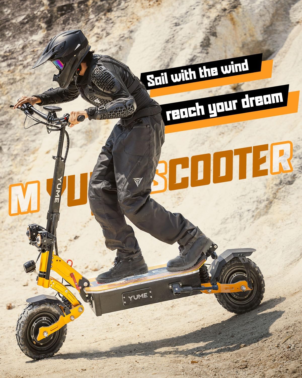 M YUME SCOOTER X11+ 6000W Motor Scooter, 50MPH 56/60 Miles 60V 27/30AH Electric Scooter for Adults, 11" Tire with Steering Damper 440lbs Max Loading Adult E-Scooter,UL-2272 Certified