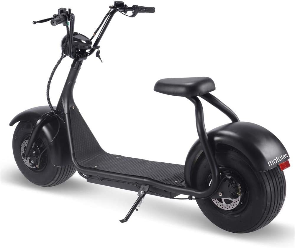 TOXOZERS 2000w Motor Lithium Electric Scooter for Adults, Fat Tire Electric Scooter with Seat, LCD Display, Bright LED Headlight, Hydraulic Front and Rear Brakes and Wide Deck