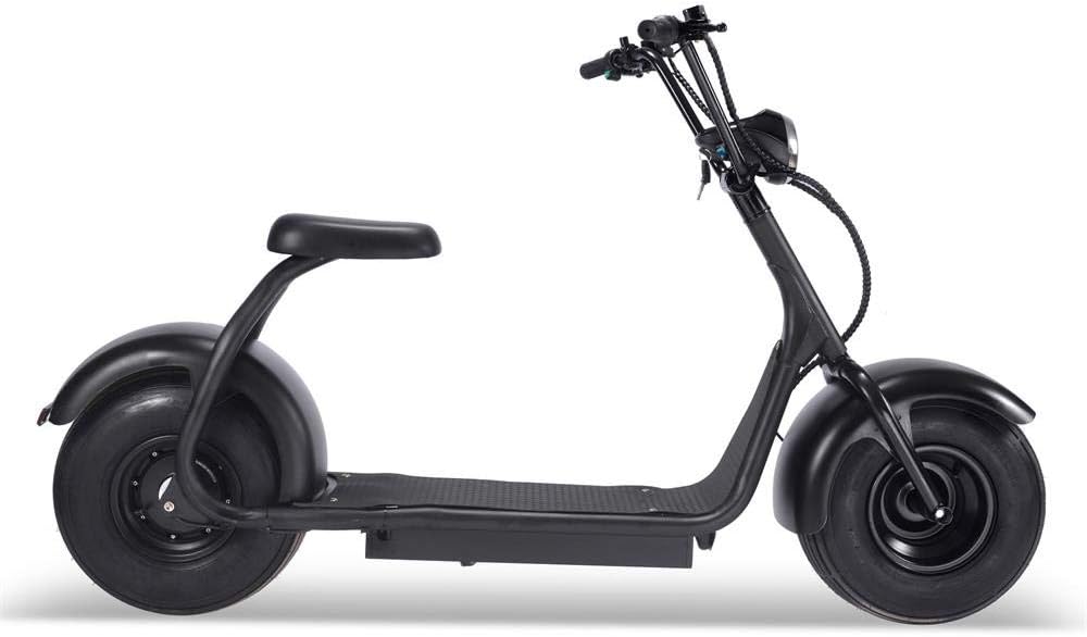 TOXOZERS 2000w Motor Lithium Electric Scooter for Adults, Fat Tire Electric Scooter with Seat, LCD Display, Bright LED Headlight, Hydraulic Front and Rear Brakes and Wide Deck