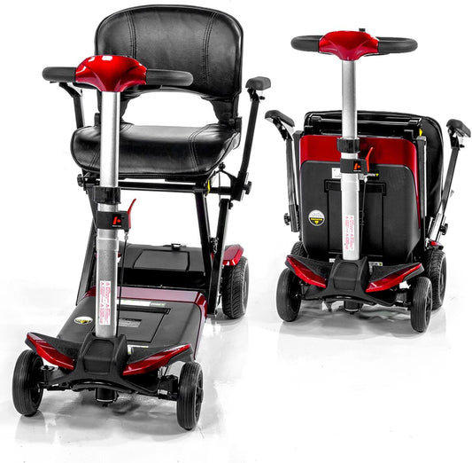Transformer Electric Folding Mobility Scooter (Red) by Solax