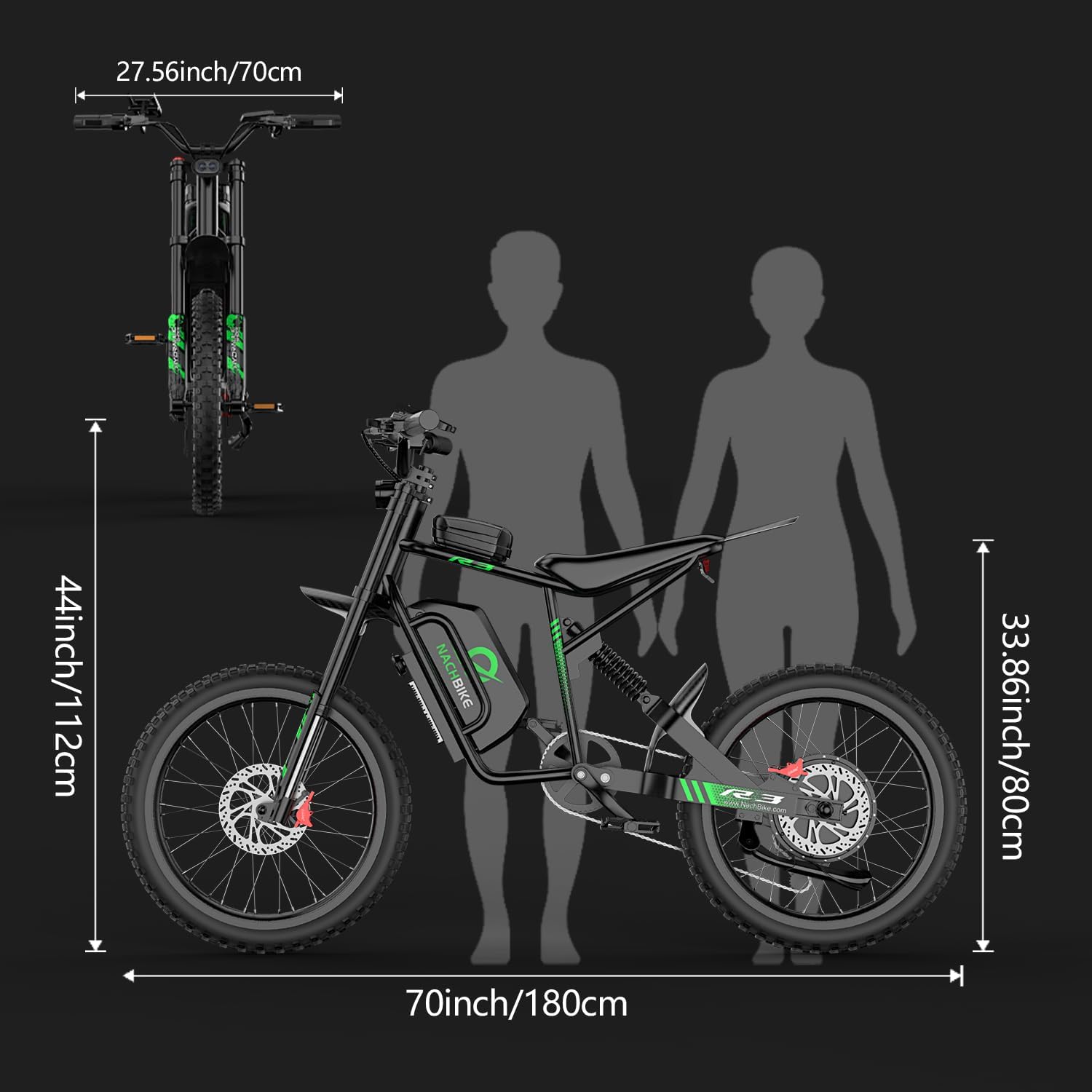 50MPH/40MPH Electric Bike for Adults, 4000W/6000W Electric Dirt Bike with 60V25Ah Battery, Max 50Miles, Dual Hydraulic Brake, Full Suspensions Ebike for Teens, 19'' Motorcycle Tire