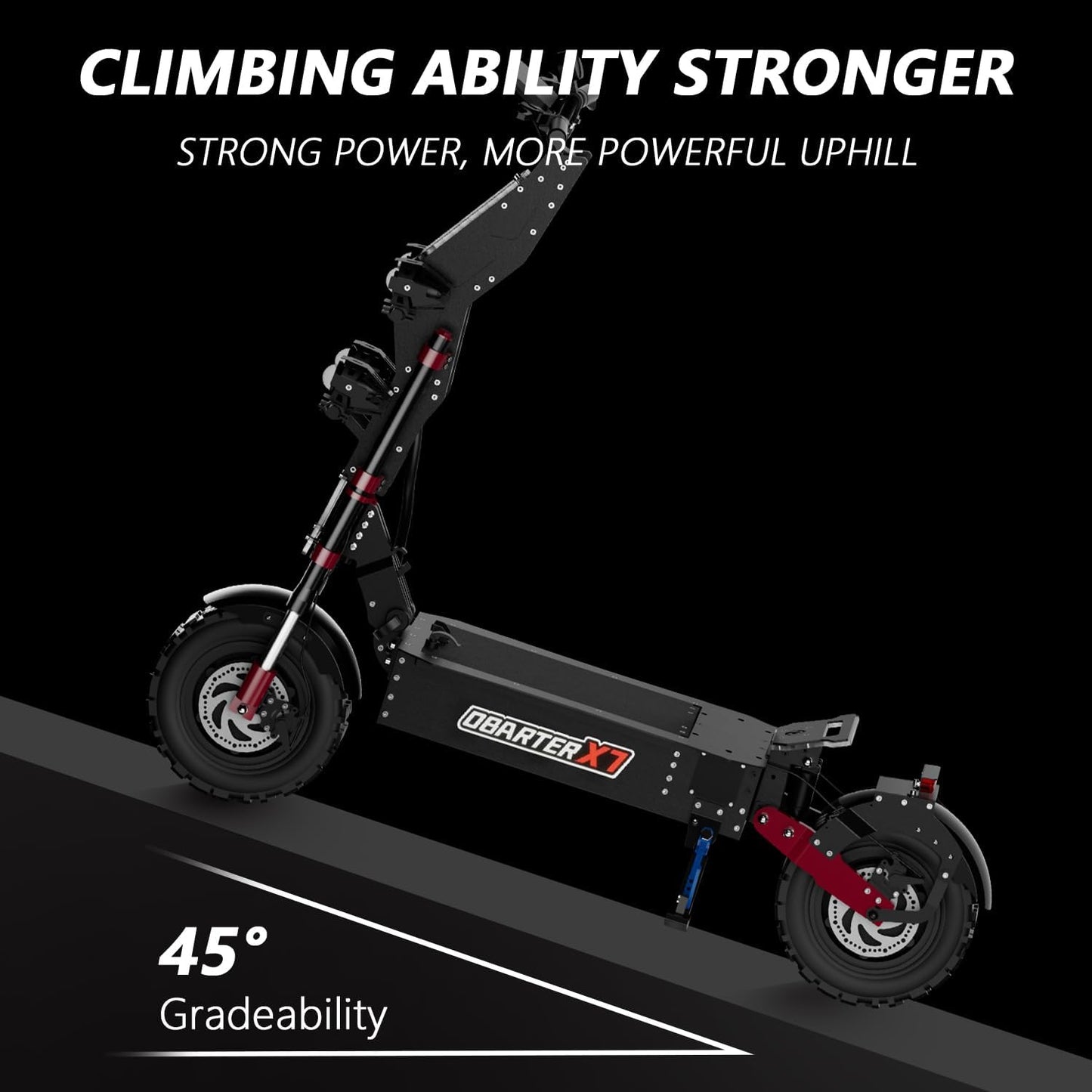 X7 Dual Motor Off Road Electric Scooter for Adults - 55 MPH, 90-Mile Range, 8000W Peak, 14-Inch Tires, UL2272 Certified