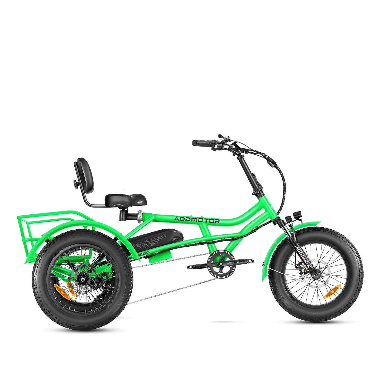 ADDMOTOR ARISETAN Electric Trike for Adults, 750W Rear Motor Electric Tricycle, 85MI 48V 20AH UL2849 Etrike, 380lbs, Semi-Recumbent Three Wheel Electric Bike for Seniors, Parking Brake & Differential