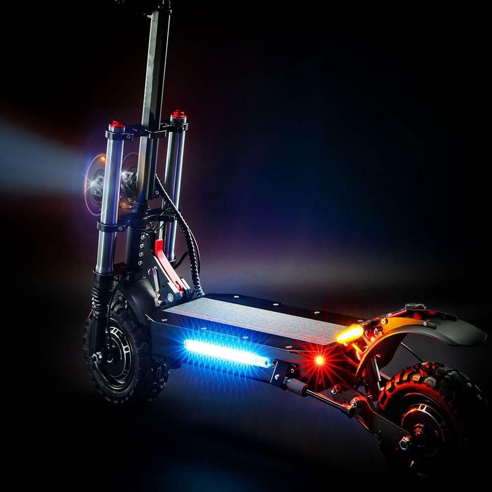 Electric Scooter, Teewing X5 55mph Adult Scooters, with Seat - 6000W Dual Motor, 75 Miles Long Range & 60V38AH Lithium Battery, 11 inch Tubeless Hybrid Tires