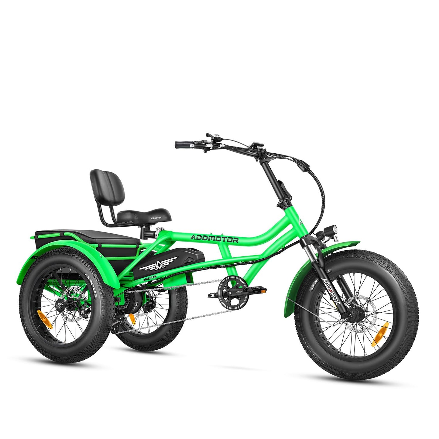 ADDMOTOR ARISETAN Electric Trike for Adults, 750W Rear Motor Electric Tricycle, 85MI 48V 20AH UL2849 Etrike, 380lbs, Semi-Recumbent Three Wheel Electric Bike for Seniors, Parking Brake & Differential