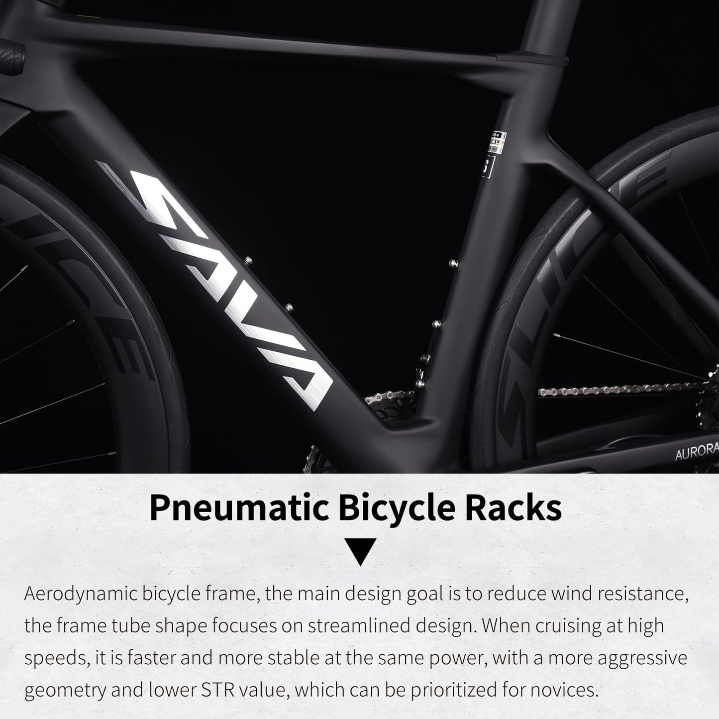 SAVADECK Carbon Road Bike, Lightweight 24-Speed Shifting Road Bicycle with Shimano 105 Di2 7170 Groupset, Carbon Frame with 700C Carbon Wheelset Disc Brake, Integrated Design Race Bikes for Adults