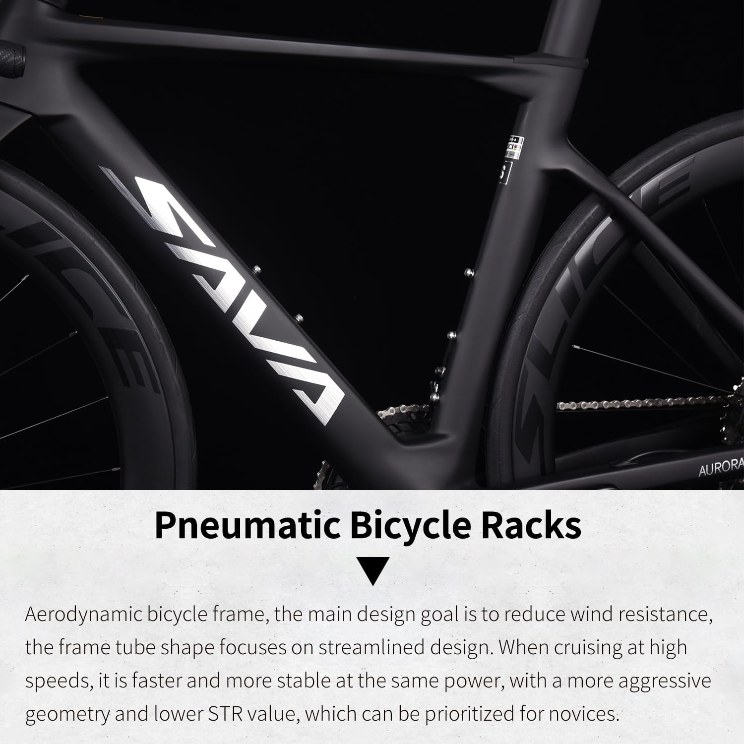 SAVADECK Carbon Road Bike, Lightweight 24-Speed Shifting Road Bicycle with Shimano 105 Di2 7170 Groupset, Carbon Frame with 700C Carbon Wheelset Disc Brake, Integrated Design Race Bikes for Adults