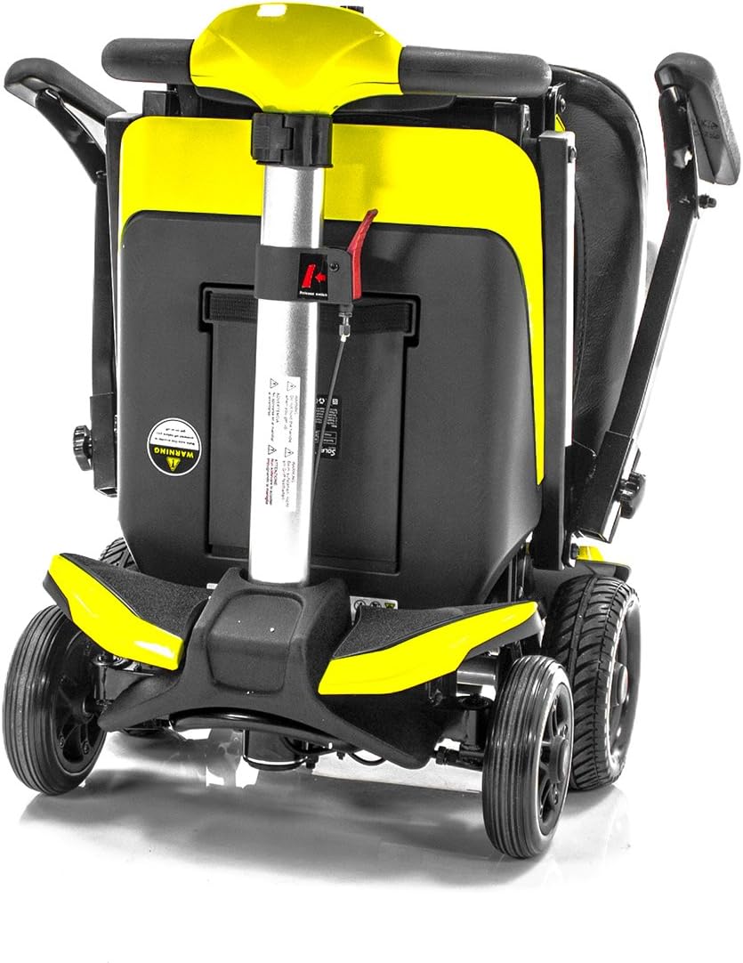 Transformer Automatic Foldable Travel Scooter BLACK with Lightweight Lithium Battery, Airline Approved