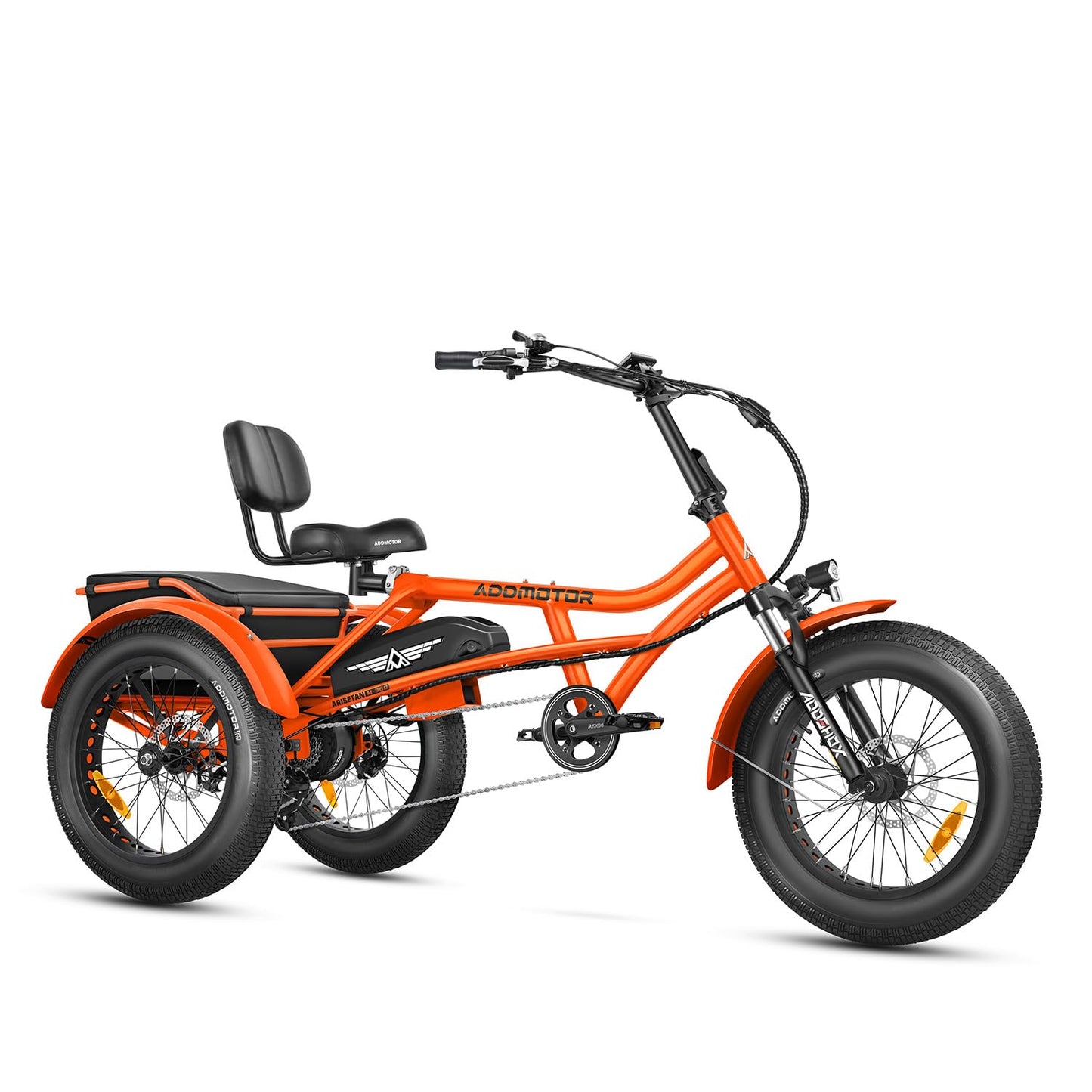 ADDMOTOR ARISETAN Electric Trike for Adults, 750W Rear Motor Electric Tricycle, 85MI 48V 20AH UL2849 Etrike, 380lbs, Semi-Recumbent Three Wheel Electric Bike for Seniors, Parking Brake & Differential