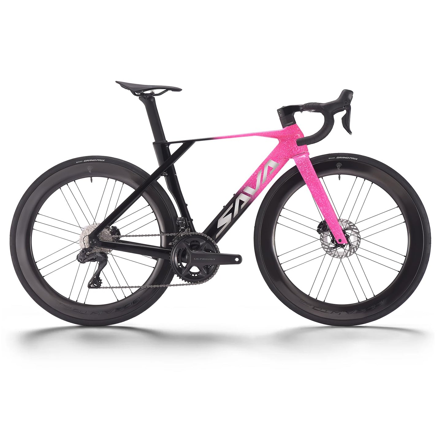 SAVADECK SLR8-Ultegra Full Carbon Road Bike, Carbon Fiber Frame Racing Bicycle with Shimano 105 R8170 24S Groupset, Hydraulic Disc Brakes, Ultra-Light Carbon Bike for Adults