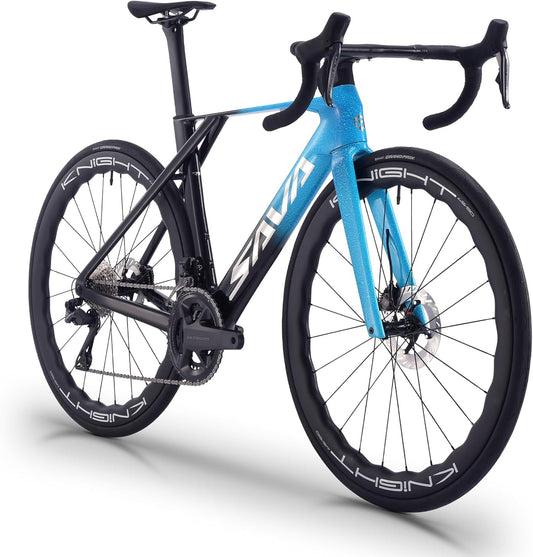 SAVADECK SLR8-Ultegra Full Carbon Road Bike, Carbon Fiber Frame Racing Bicycle with Shimano 105 R8170 24S Groupset, Hydraulic Disc Brakes, Ultra-Light Carbon Bike for Adults