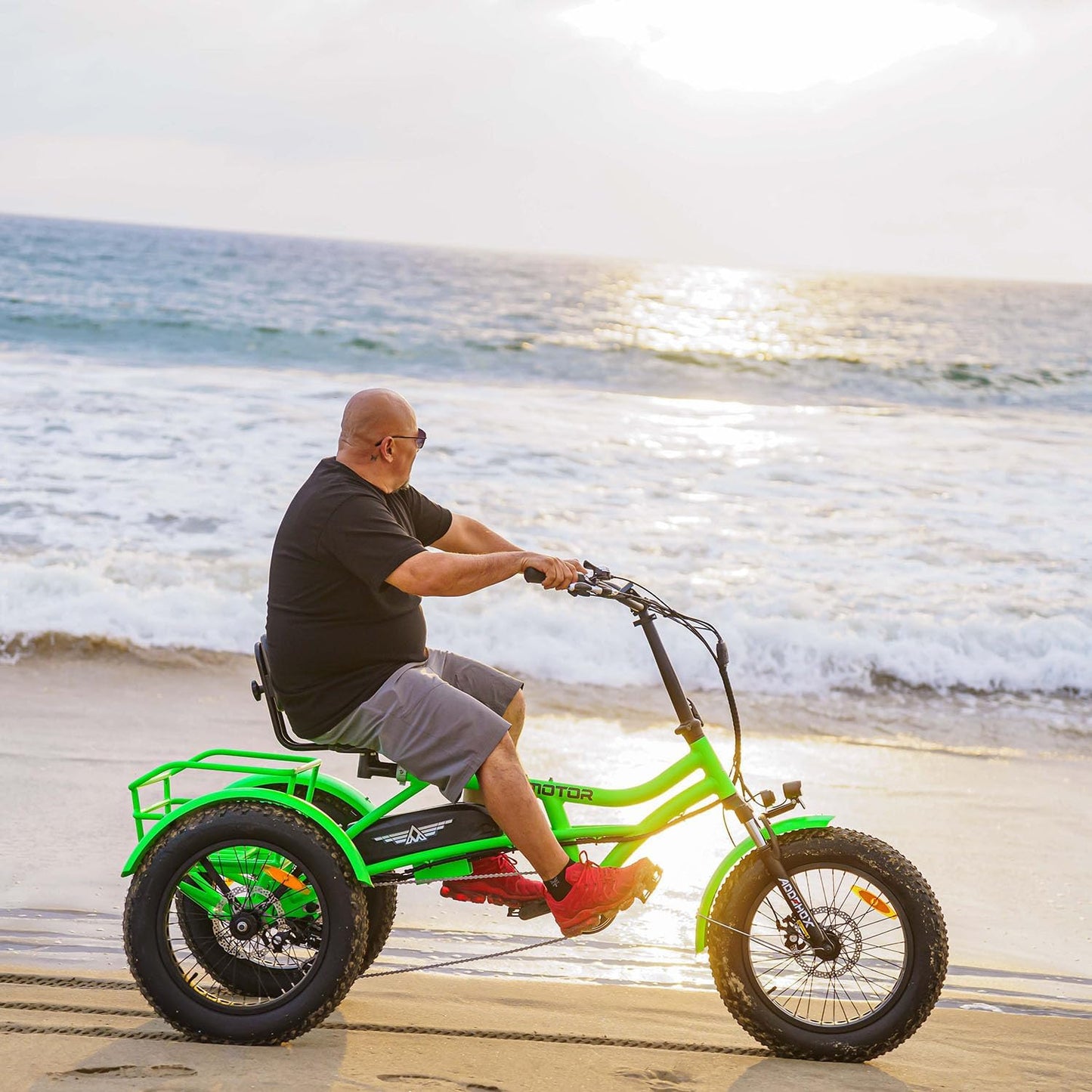 ADDMOTOR ARISETAN Electric Trike for Adults, 750W Rear Motor Electric Tricycle, 85MI 48V 20AH UL2849 Etrike, 380lbs, Semi-Recumbent Three Wheel Electric Bike for Seniors, Parking Brake & Differential