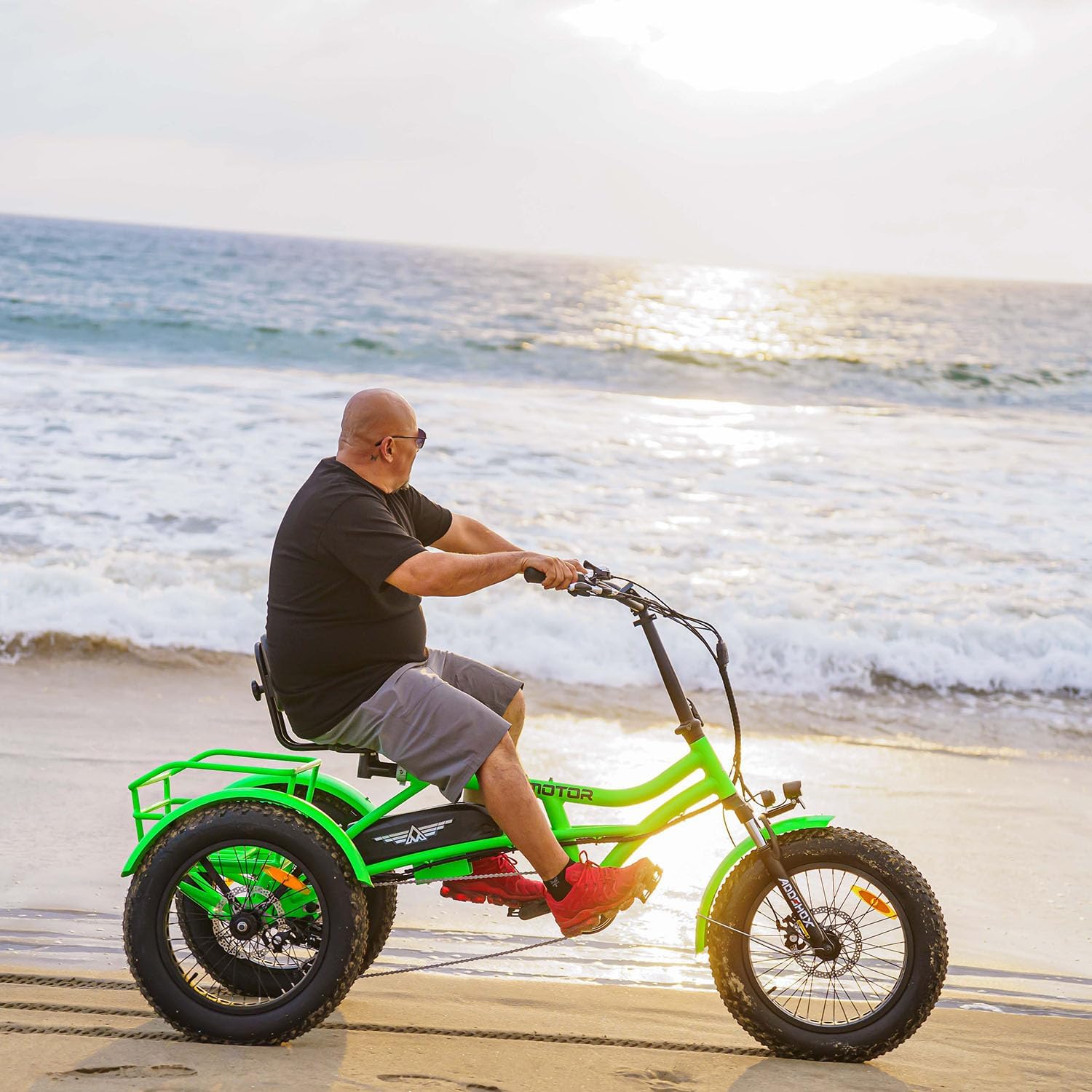 ADDMOTOR ARISETAN Electric Trike for Adults, 750W Rear Motor Electric Tricycle, 85MI 48V 20AH UL2849 Etrike, 380lbs, Semi-Recumbent Three Wheel Electric Bike for Seniors, Parking Brake & Differential