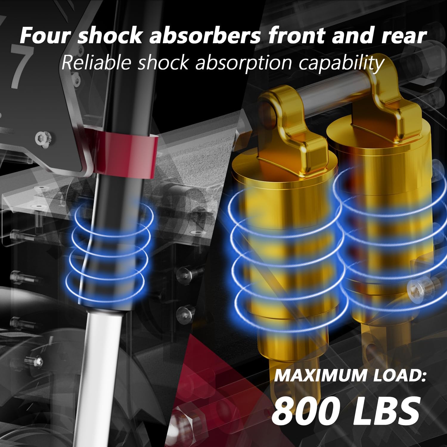 X7 Dual Motor Off Road Scooter for Adults - 55MPH, 90-Mile Range, 8000W Peak, 14-Inch Tires, UL2272 Certified