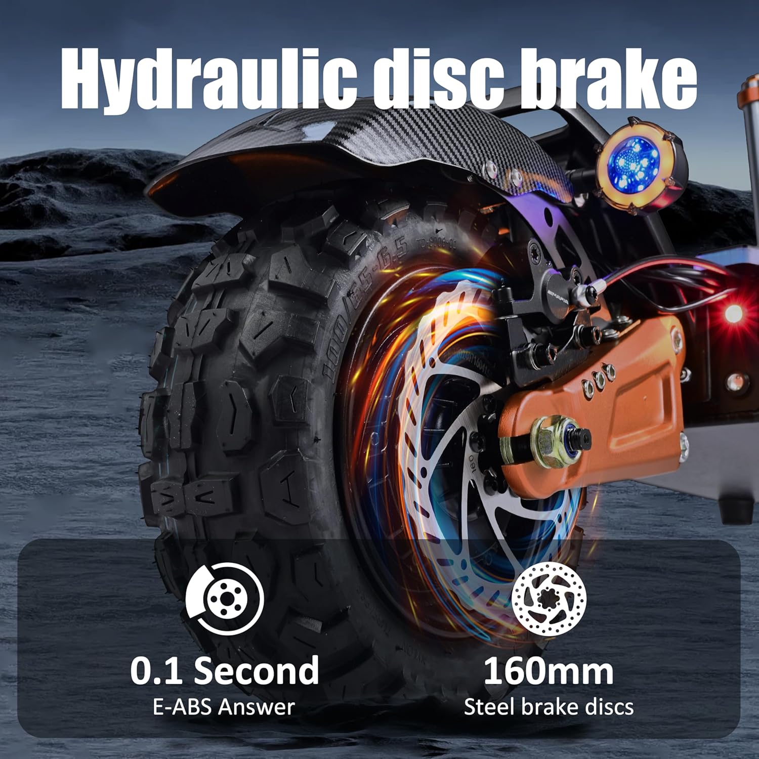 S11PRO Dual Motor Off Road Scooter for Adults - 55MPH, 75-Mile Range, 6000W Peak, 11-Inch Tires, UL2272 Certified