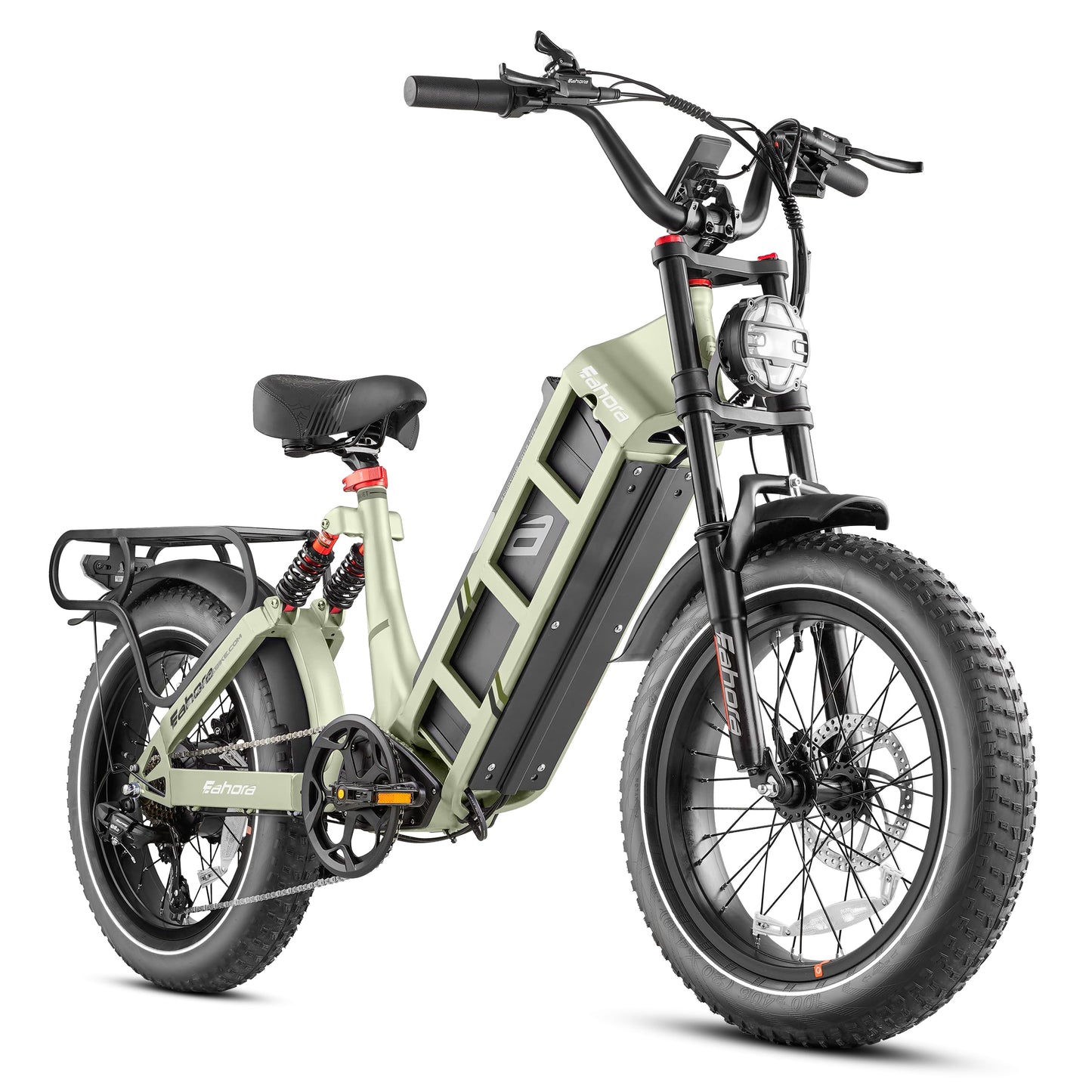 eAhora 2025 Juliet Pro 2/Juliet 2/Juliet Electric Bike for Adults 43Mph Peak 4400W/1700W/1200W Dual Motor Ebike 60V/52V 70Ah/60Ah 200+Miles Long Range Step Thru Full Suspension Electric Bicycle