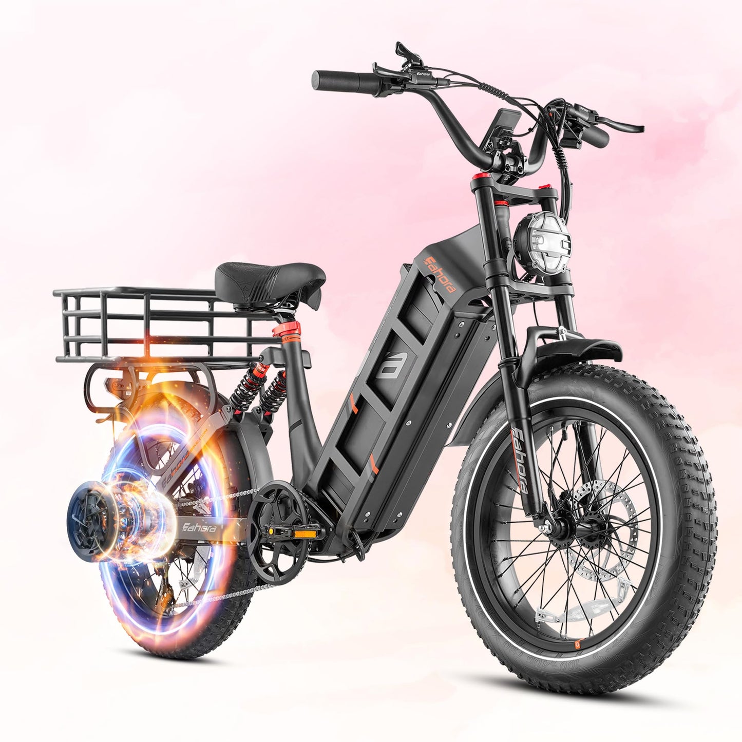 eAhora 2025 Juliet Pro 2/Juliet 2/Juliet Electric Bike for Adults 43Mph Peak 4400W/1700W/1200W Dual Motor Ebike 60V/52V 70Ah/60Ah 200+Miles Long Range Step Thru Full Suspension Electric Bicycle